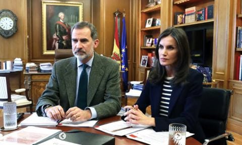 Queen Letizia, King Felipe lockdown in Spain