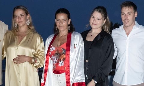 Princess Stephanie and her kids make appearance at gala in Monaco