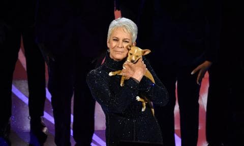 John Travolta adopted the puppy Jamie Lee Curtis presented at the Oscars