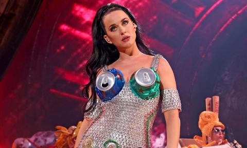 Katy Perry en su show en Las Vegas
