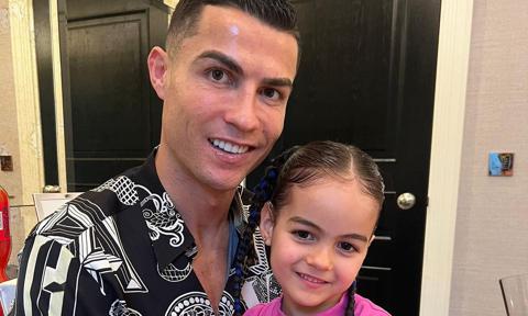 Cristiano Ronaldo y su hija Alana Martina