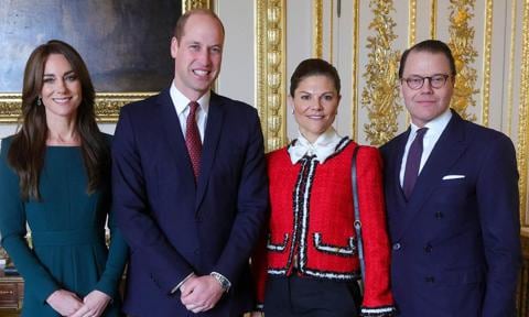 What Crown Princess Victoria said about William and Kate following visit to UK