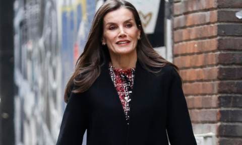 Queen Letizia steps out for first solo engagement of 2024