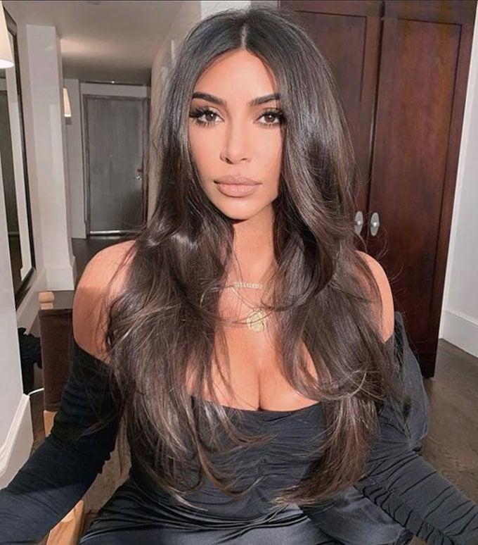 Sin filtros ni una gota de maquillaje: así es Kim Kardashian al natural