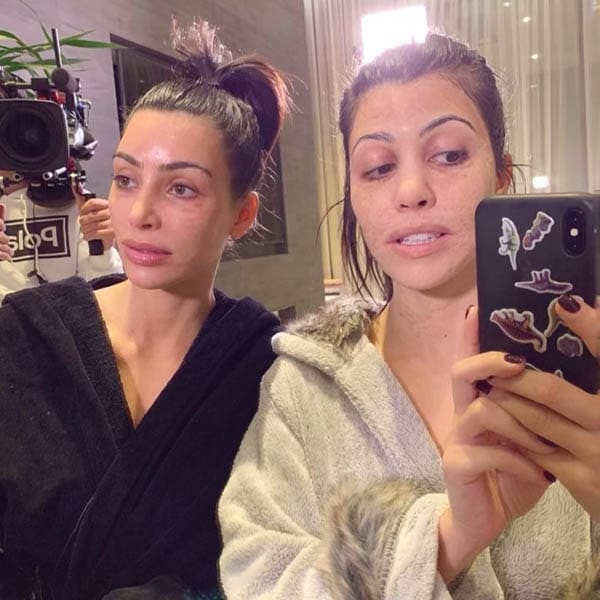 Kim Kardashian felicita a Kourtney recordando su momento de belleza más épico