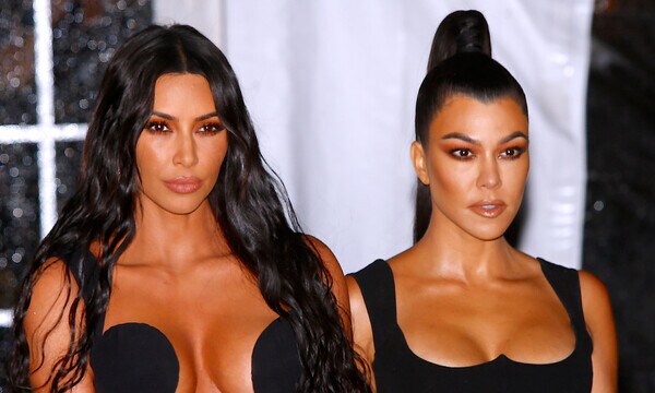 Kim Kardashian y Kourtney filtro bebe