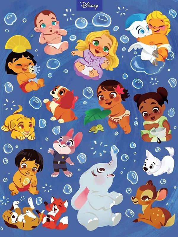 Disney presenta a sus protagonistas de bebés ¡y son adorables!