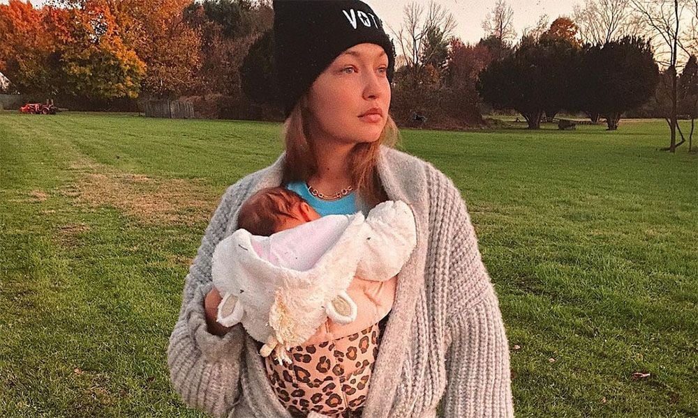 Gigi Hadid comparte la foto más inesperada de su embarazo ¡justo antes de dar a luz!