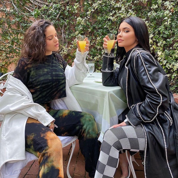 La última cita de Kylie Jenner y Rosalía: su cena prenavidad con Kourtney