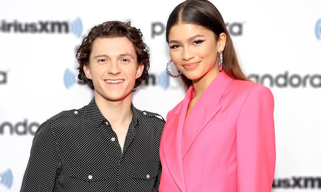 Tom Holland y Zendaya juntos en Photocall