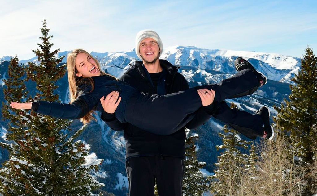 La romántica escapada de Talita Von Füsrstenberg con su novio a las montañas nevadas