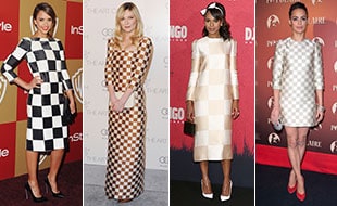 Jessica Alba, Kirsten Dunst, Kerry Washington, Bérénice Bejo... ¡A cuadros con las nuevas tendencias!
