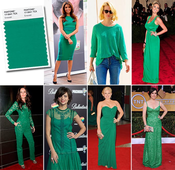 Y 'el color del año' es... ¡el verde esmeralda!