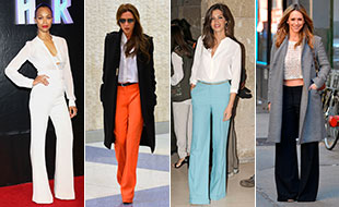 Pantalones 'palazzo': Elegancia 'maxi'