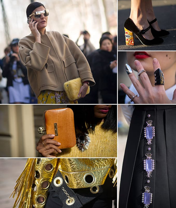 'Street style' en Milan Fashion Week: Detalles