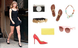 Un 'look' + cuatro tendencias: ¡Pintamos el 'outfit' de Taylor Swift!