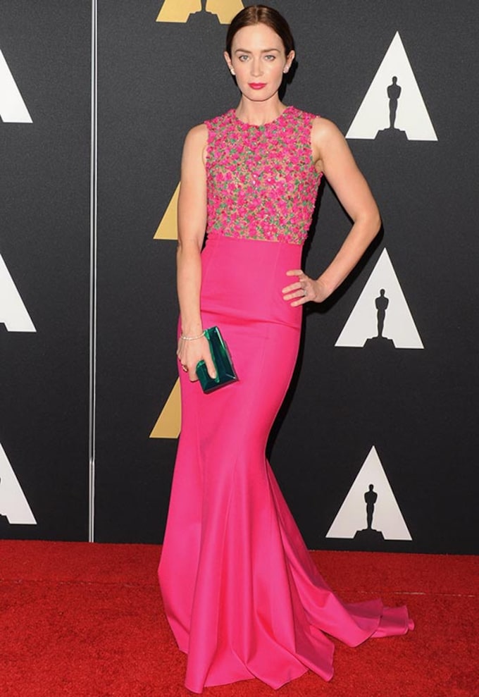 Emily Blunt, con el mejor 'look' de alfombra roja del mes