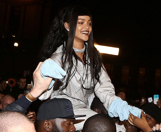 Rihanna, en París (18 de diciembre de 2014).