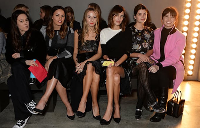 Duelo de estilos en el 'front row' de la 'fashion week' de Londres