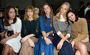 ¿Quién es quién en el 'front row' de la 'Fashion week' de París?