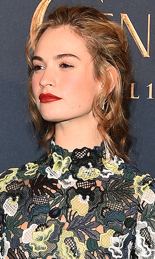 Lily James. 