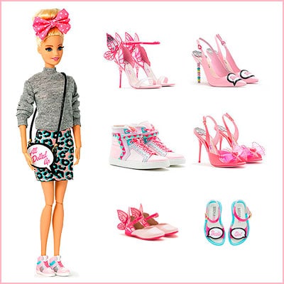 Los zapatos de Barbie, a escala real