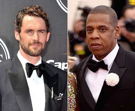 Kevin Love and Jay Z