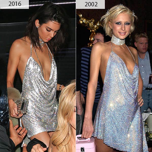 Kendall Jenner, París Hilton, ¿y el mismo vestido de cumpleaños?