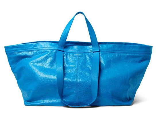 bolsa azul balenciaga