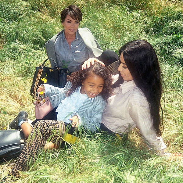 North West protagoniza su primera campaña, junto a Kim Kardashian y Kris Jenner