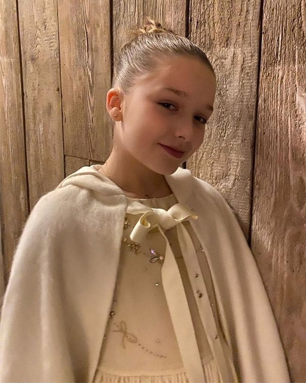 Harper Beckham y el truco para reciclar tu vestido favorito cada día de invierno