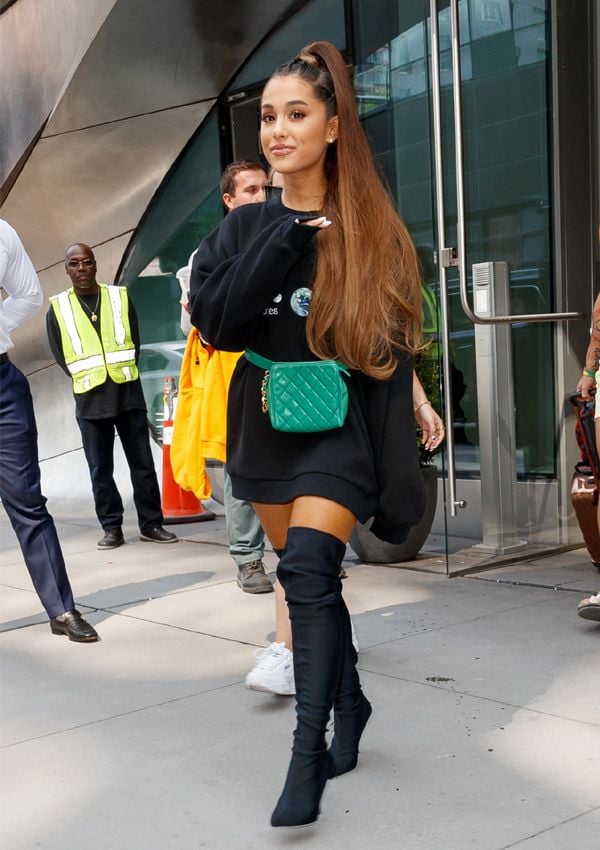 Ariana Grande responde a sus mayores críticos estilísticos, sus seguidores: 'Os prometo que tengo ropa bonita'
