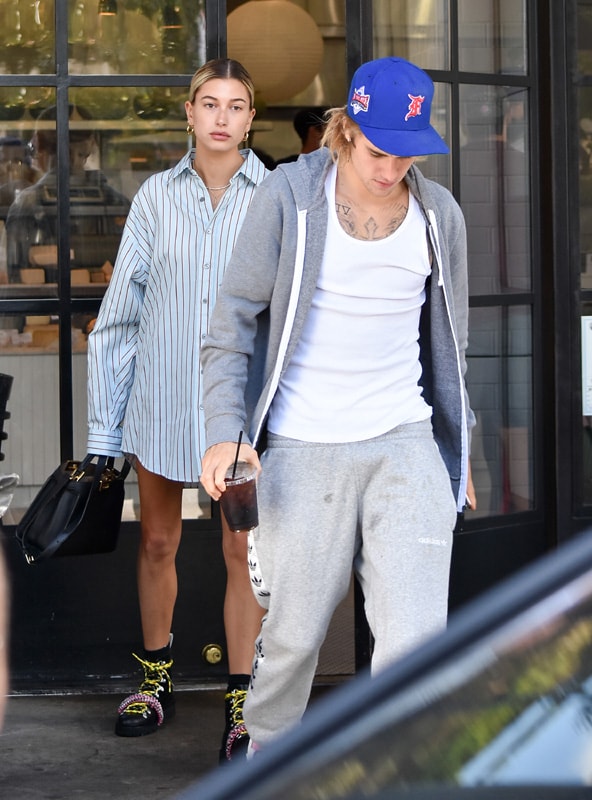 hailey baldwin vestido