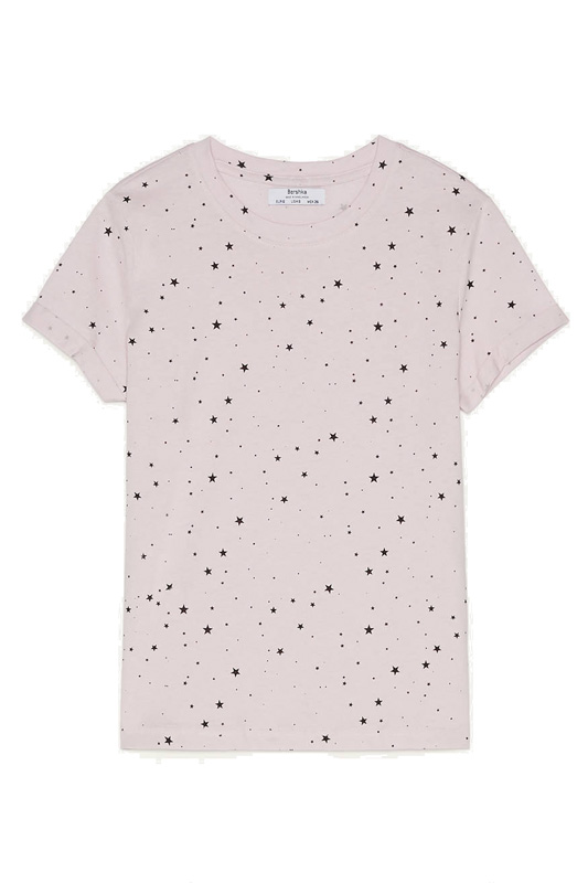 camiseta estrellas bershka