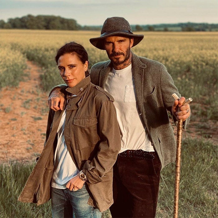 El concepto 'ir de excursión al campo' ha llegado a otro nivel con David y  Victoria Beckham - Foto