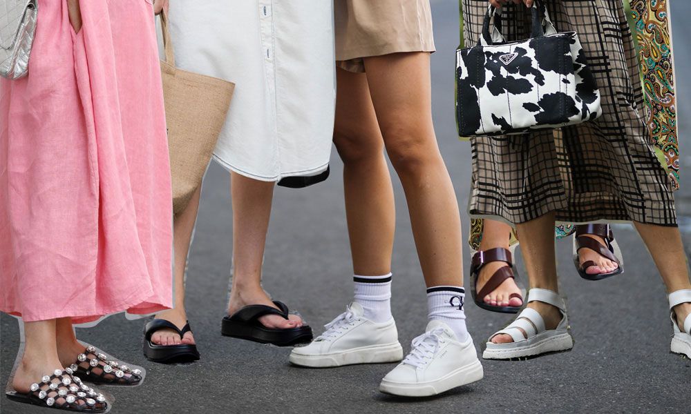 7 looks de verano con zapatos cómodos para vestir bien de lunes a domingo