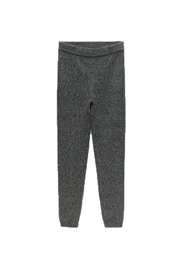 SLIT RIBBED LEGGINGS - Black | ZARA United States