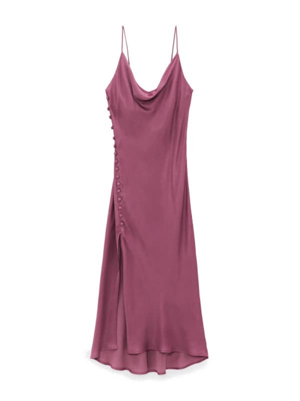 Zara reedita el vestido lencero superventas en el color de la primavera