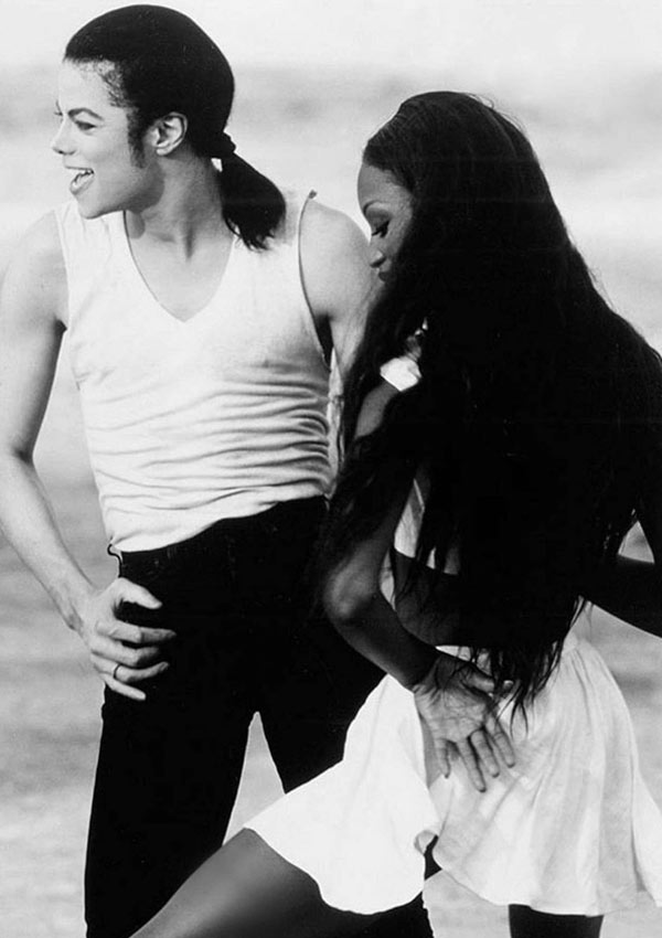 Naomi Campbell y Michael Jackson
