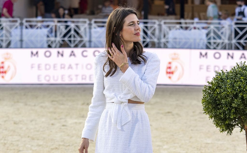 Carlota Casiraghi en Montecarlo dice sí al 'tweed' también en verano