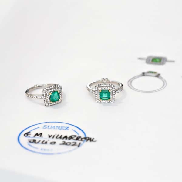 Las hermanas Grace y Villarreal diseñan unos anillos de esmeralda para toda  la vida