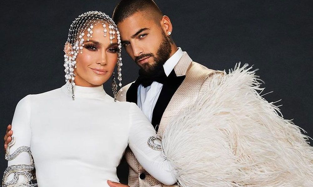 Jennifer Lopez y Maluma en 'Marry Me'