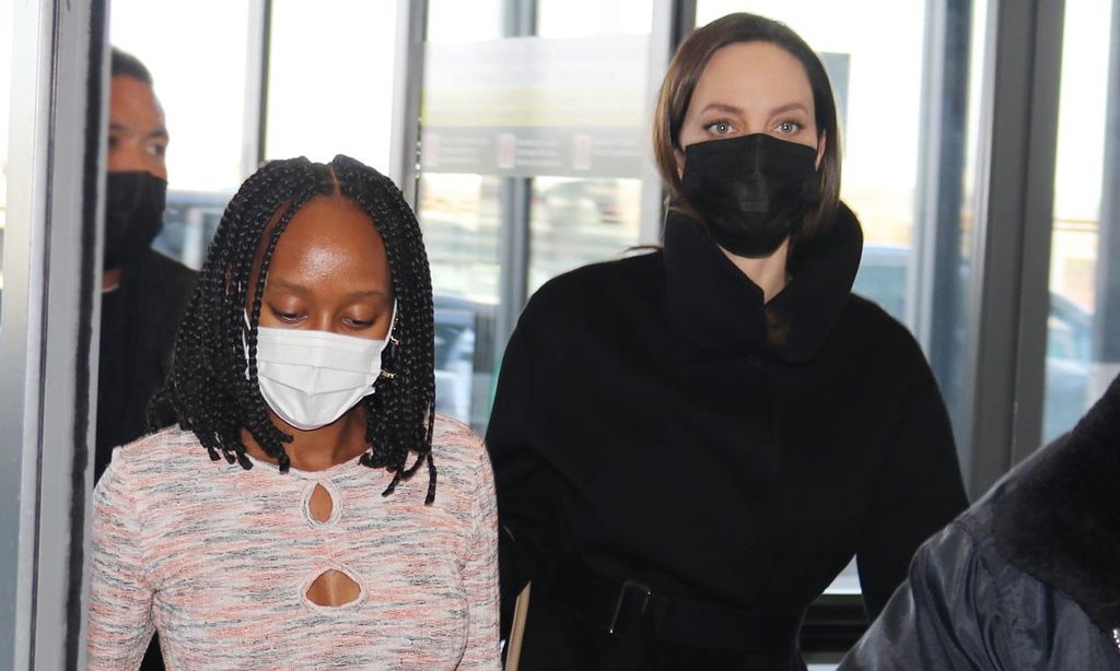 Angelina Jolie y su hija Zahara