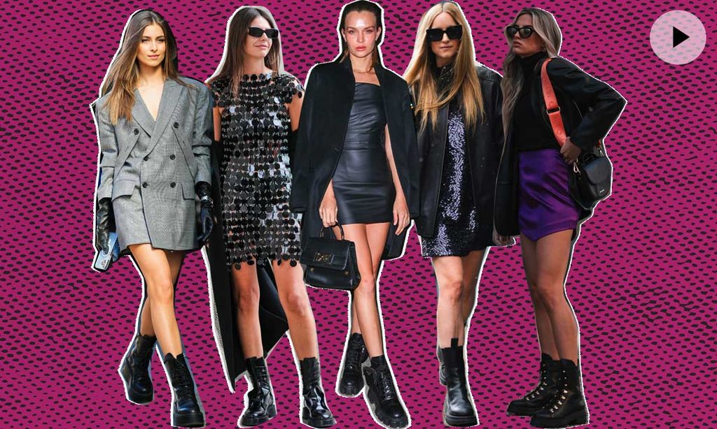 Vestido y 'combat boots': cómo llevarlo en primavera
