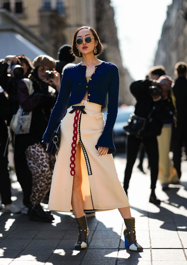 Crea looks diferentes esta primavera con las faldas largas que mejor  sientan - Foto