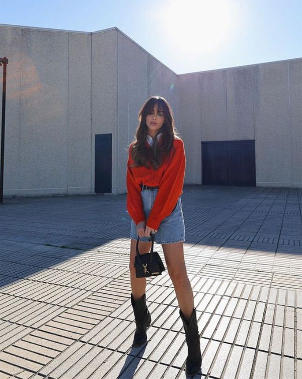Con bermudas, minifalda o vestido, las botas camperas siempre son las que  más estilizan - Foto