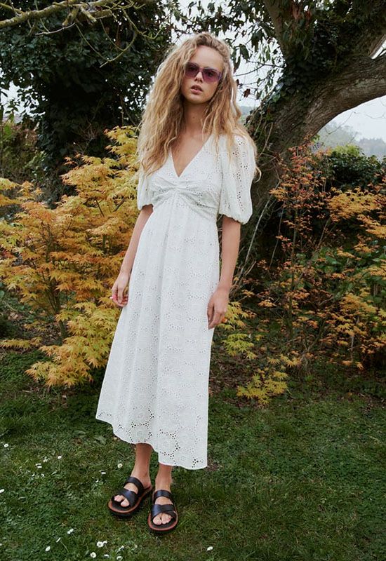 VESTIDO PUNTO CUADRO VICHY - Negro / Blanco | ZARA España