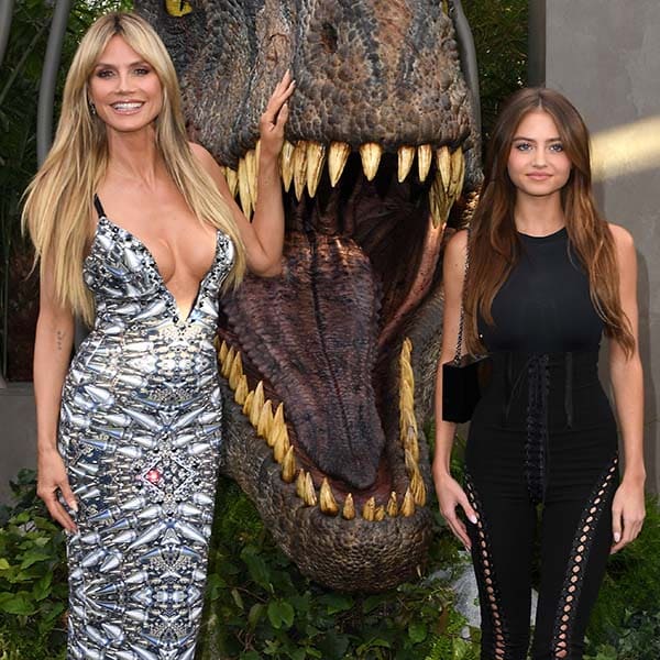 Heidi y Leni Klum: dos looks opuestos y muy comentados en la premier de 'Jurassic World'