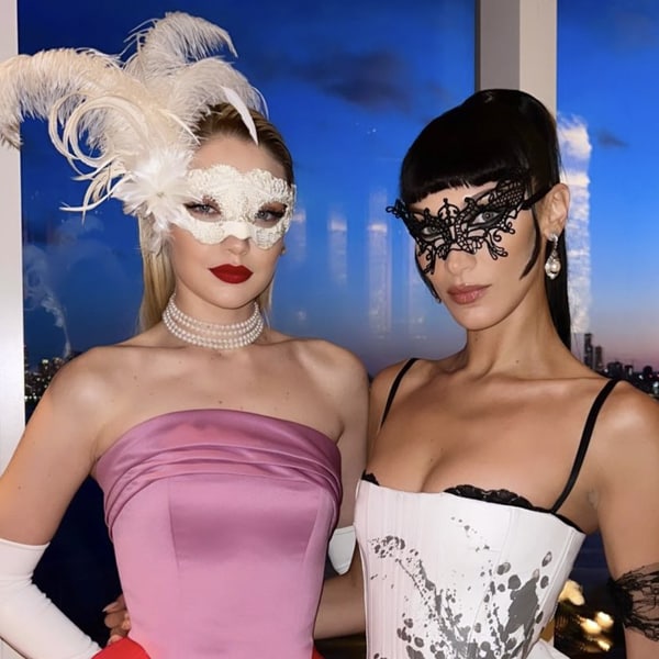 Gigi Hadid arrasa con su look sostenible de diva en el baile de máscaras más glamuroso de Nueva York