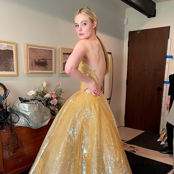 Elle Fanning muestra la realidad detrás de algunos de sus mejores looks de alfombra roja